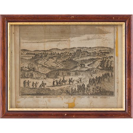 INCISORE DEL XVII-XVIII SECOLO, Due incisioni