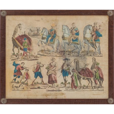 INCISIONE ACQUARELLATA