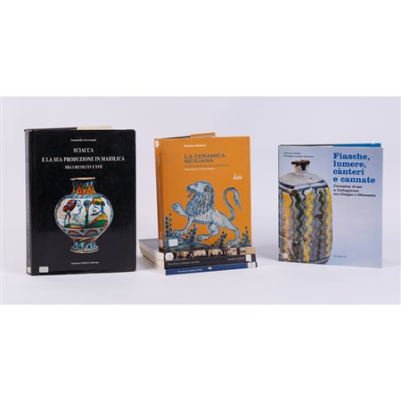 SEI VOLUMI SULLA CERAMICA SICILIANA