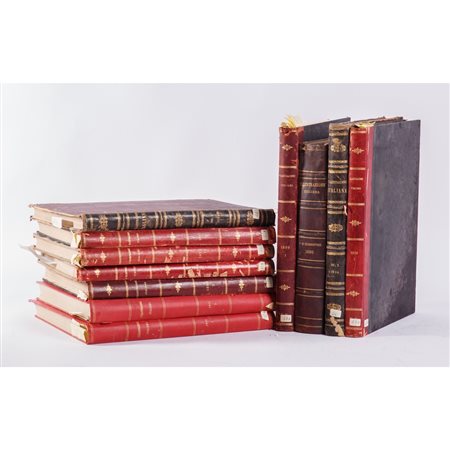 RACCOLTA di undici volumi di riviste