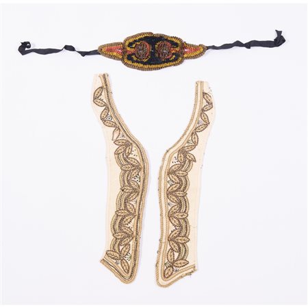 PETTORINA FEMMINILE E MASCHERA EPOCA XIX SECOLO