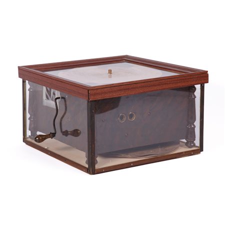 SCATOLA MUSICALE A DISCHI COSTRUITA DA EHRLICH DI LIPSIA EPOCA XIX SEC.