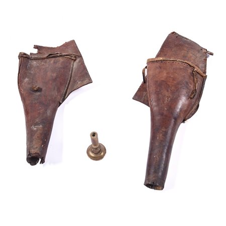 DUE PORTA PISTOLA SICILIA 1790-1820