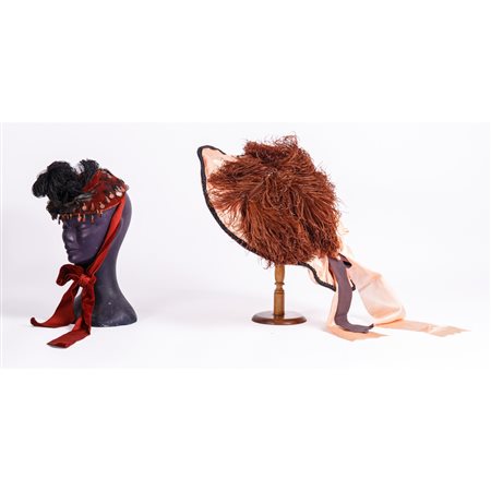 DUE CAPPELLI DELLA FINE DEL XIX SECOLO