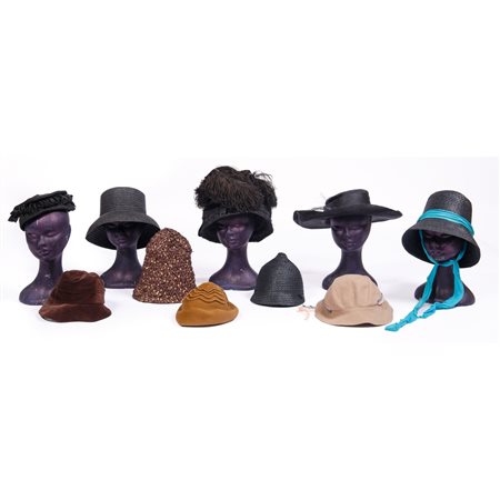 DIECI CAPPELLI EPOCA XX SECOLO