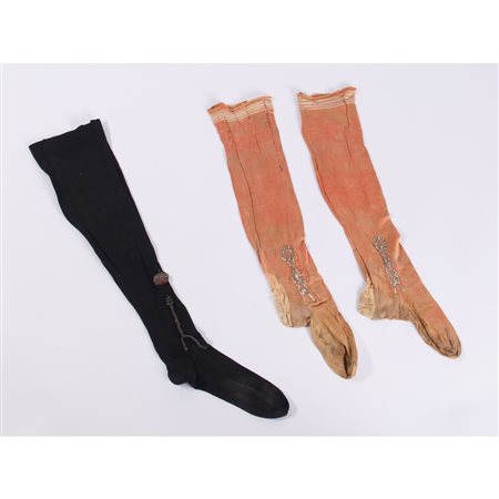 CALZE FEMMINILI EPOCA XVIII SECOLO