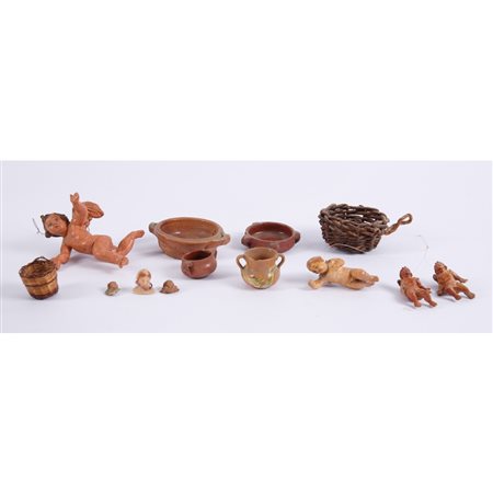 LOTTO DI OGGETTI DA PRESEPE