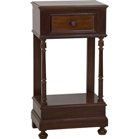 COMODINO in legno di mogano