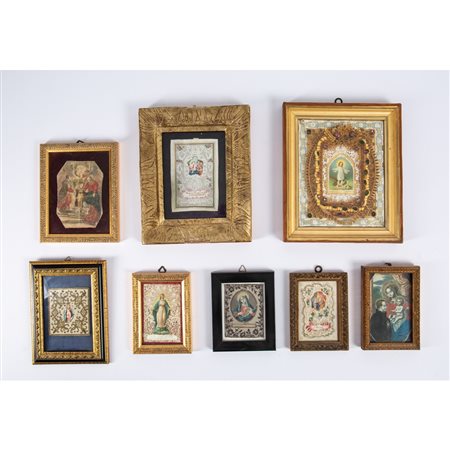 OTTO QUADRETTI CON IMMAGINI SACRE