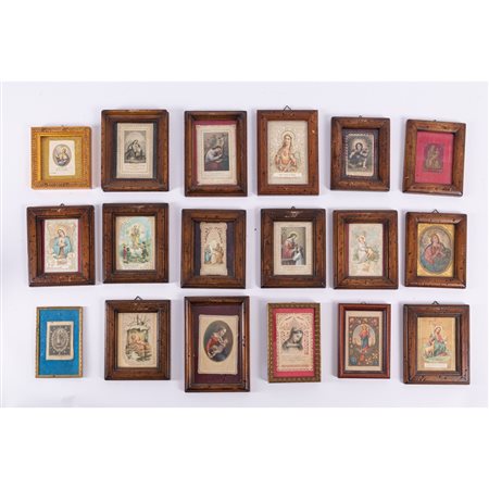 DICIOTTO QUADRETTI RELIGIOSI