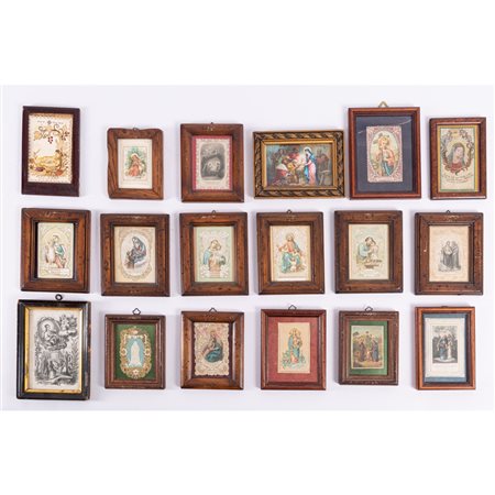 DICIOTTO QUADRETTI RELIGIOSI