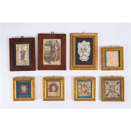 OTTO QUADRETTI CON IMMAGINI SACRE