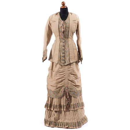 ABITO FEMMINILE IN DUE PEZZI EPOCA 1875