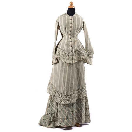 ABITO FEMMINILE DA MATTINA IN TRE PEZZI EPOCA 1875