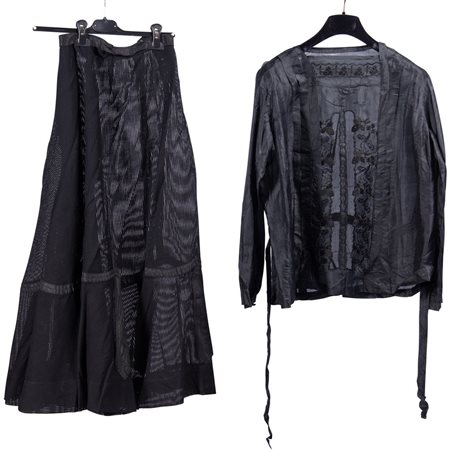 ABITO FEMMINILE EPOCA 1915 E ABITO DA PASSEGGIO EPOCA 1880