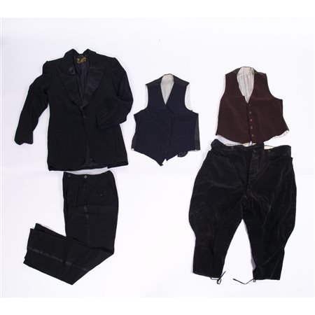 SMOKING, PANTALONE E DUE GILE' EPOCA XX SECOLO