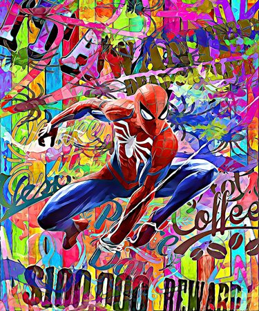 DE LEO RAFFAELE taranto (taranto) 1970 Spiderman Pop 2021 fine art giclèe...