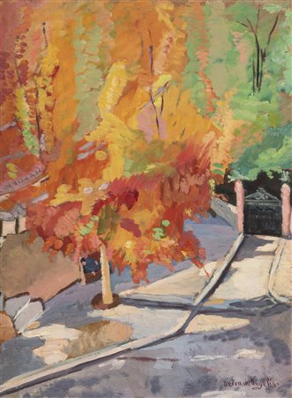 DIPINTO VILLA BORGHESE DI DEIVA DE ANGELIS