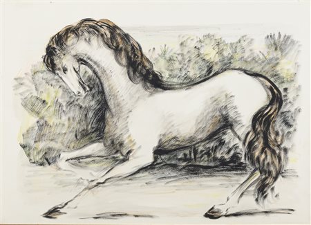 TECNICA MISTA CAVALLO DI DOMENICO PURIFICATO