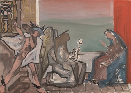 DIPINTO ANNUNCIAZIONE DI URBANI DEL FABBRETTO