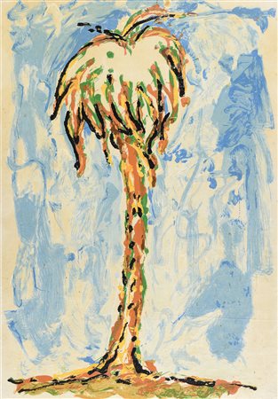 SERIGRAFIA PALMA DI MARIO SCHIFANO, 1980