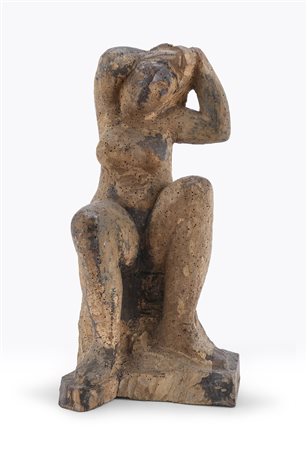 SCULTURA IN LEGNO DONNA DI GIUSEPPE MAZZULLO