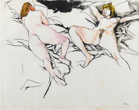 TECNICA MISTA DI RENATO GUTTUSO, 1985
