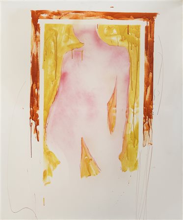 DIPINTO DI MARIO SCHIFANO, FINE ANNI '70