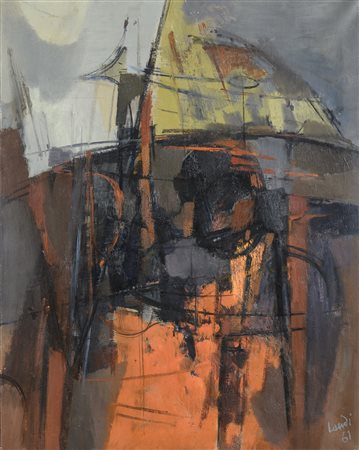 DIPINTO RUGGINE DI ANGELO MARIA LANDI, 1961