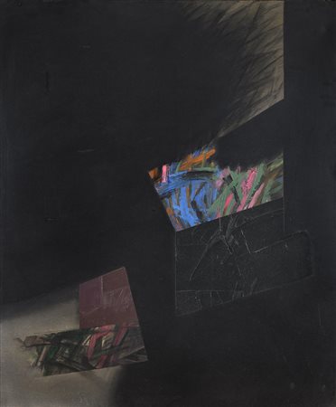 DIPINTO ASTRATTO DI PIERLUIGI FUMELLI