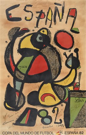 MANIFESTO DI JOAN MIRÒ PER LA COPA DEL MUNDO ESPAÑA 82