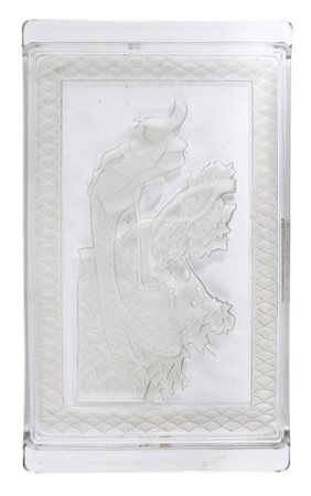 VASSOIETTO IN CRISTALLO, LALIQUE