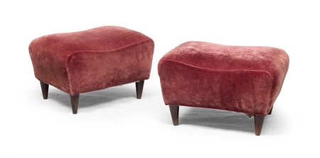 COPPIA DI SGABELLI, ANNI '50