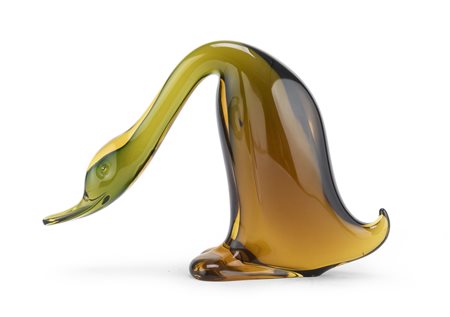 ANATRA IN VETRO, ARCHIMEDE SEGUSO MURANO ANNI '60
