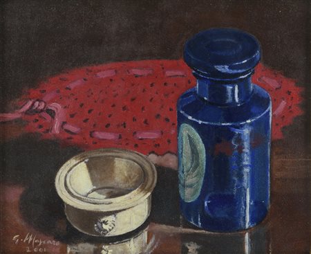 DIPINTO NATURA MORTA F.TO G. MASCARO