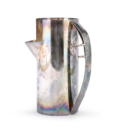 BROCCA IN METALLO ARGENTATO, CARLO SCARPA PER CLETO MUNARI