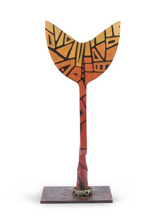 SCULTURA IN FERRO DI LUCA DALL'OLIO