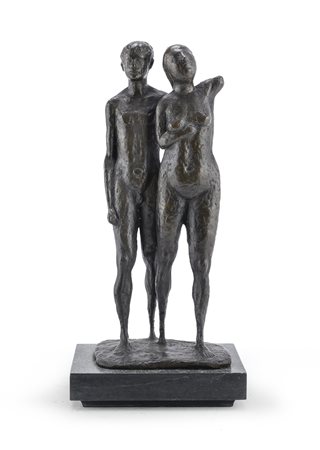 BRONZO ADAMO ED EVA DI VENANZIO BACCILIERI