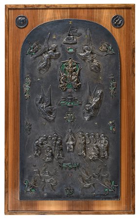 MODELLO PER SPORTELLO D'ALTARE DI GIUSEPPE PANCIONE, 1982