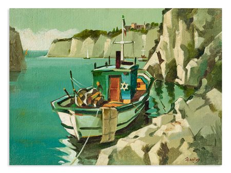 GIOVAN BATTISTA DE ANDREIS (1938) - Le barche del canyon, anni '80