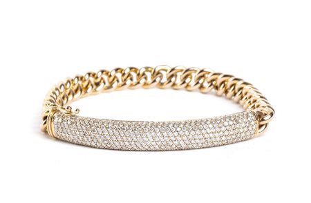 Bracciale in oro e diamanti