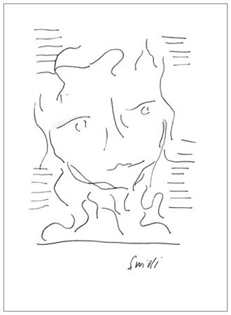 VIRGILIO GUIDI Roma 1891 – Venezia 1984 Senza titolo Inchiostro su carta 33 x...