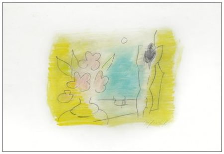 FRANCO ROGNONI Milano 1913 – Milano 1999 Senza titolo Pastelli e grafite su...