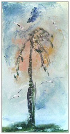 ERNESTO TRECCANI Milano 1920 – Milano 2009 Senza titolo Olio su tela 60 x 30....