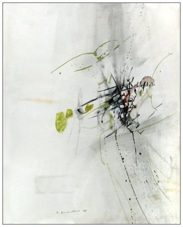 EDOARDO FRANCESCHINI Catania 1928 – Varese 2006 Senza titolo 1960 Pittura su...