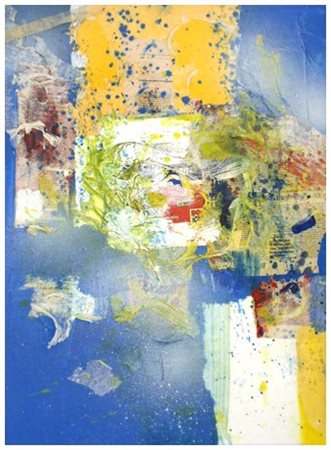 ODDINO GUARNIERI Cavarzese 1932 Senza titolo 2008 Olio,t.m. e collage su tela...