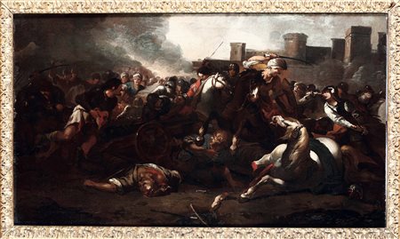 Masturzo Marzio, Scontro tra la cavalleria cristiana e quella turca