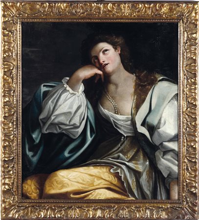 Marullo Giuseppe, Giovane donna con collana di perle rotta