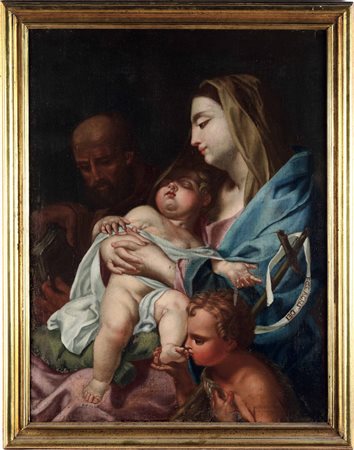 Trevisani Francesco copia da, Sacra Famiglia con San Giovannino