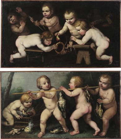 Scuola rudolfina del XVII secolo, Giochi di putti